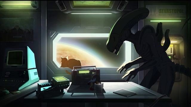 Lofi Girl превратили в Чужого в честь десятилетия выхода Alien: Isolation.