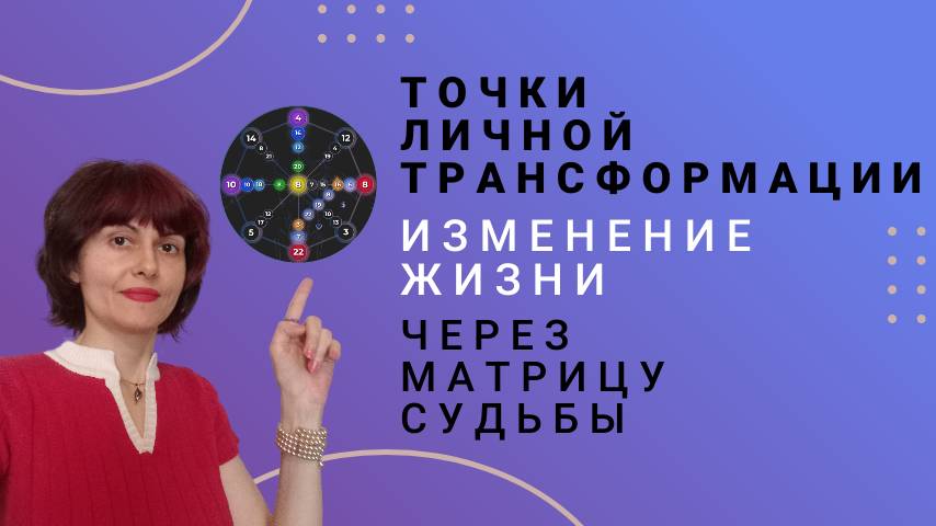 Точки личной трансформации. Изменение жизни через Матрицу Судьбы.