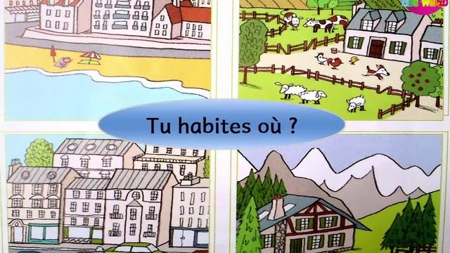 Les Loustics1- Parler des pièces de la maison - Le français