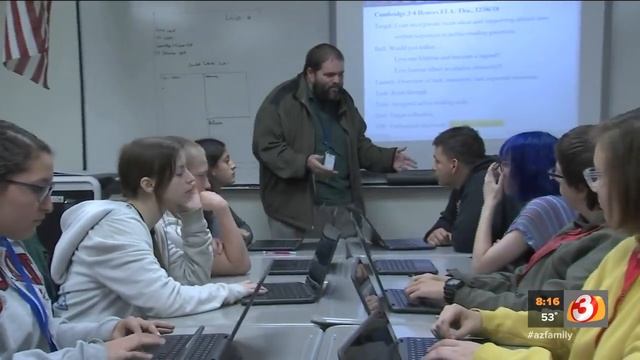 VIDEO: Dysart High teacher receives Silver Apple Award