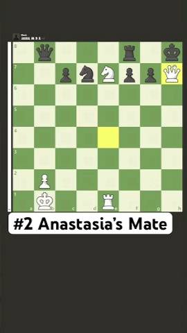 Anastasia’s checkmate for chess beginners