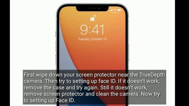 Face ID is Not Available Try Setting Up Face ID Later on iPhone 13, 13 Pro, 13 Pro Max & 13 Mini