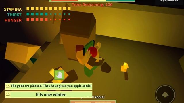 (Roblox) Mount of the gods How to make a apple pie