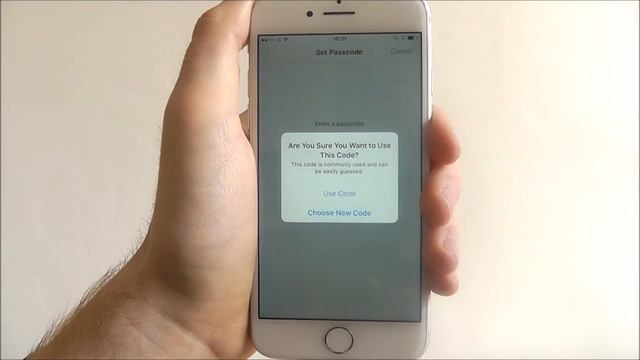 How To Set A Passcode - iPhone 7