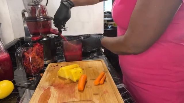 The Perfect Detox Drink: Beetroot, Carrot, Apple, Orange, Lemon, Ginger, and Pineapple Juice Recipe