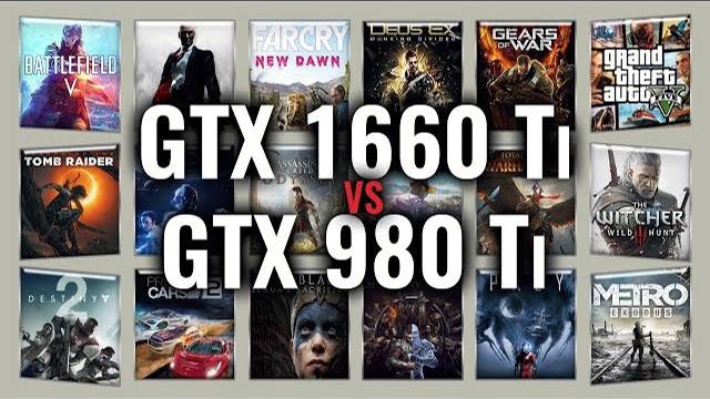 GTX 1660 Ti vs GTX 980 Ti Benchmarks | Gaming Tests Review & Comparison | 53 tests