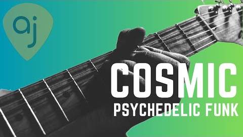 Cosmic Psychedelic Funk Jam Track Guitar Backing Track (E Dorian 76 BPM)