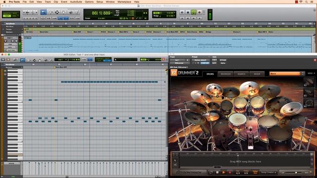 (old vid)Metallica "Enter Sandman". Jam with the Drum Track! EZDrummer 2