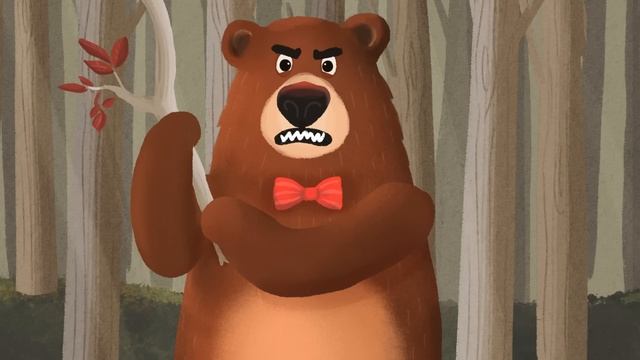 The Bear and the Bee — Медведь и пчела / сказка на английском, English fairy tales