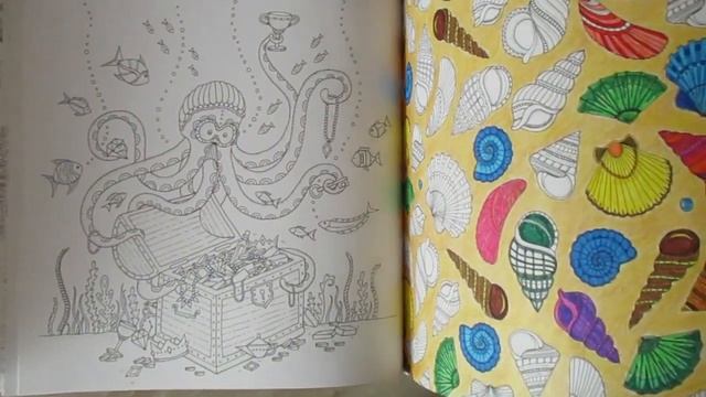 Раскраска "Затерянный океан" Джоанна Бэсфорд | Coloring Book "Lost Ocean" Johanna Basford