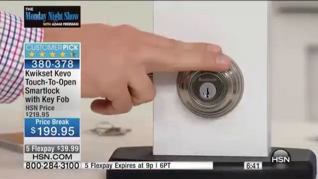 Kwikset Kevo TouchToOpen Smartlock with Key Fob