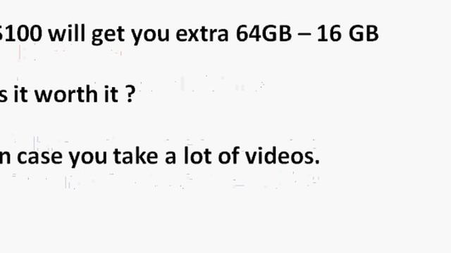 iPhone 6   16 GB Vs 64 GB