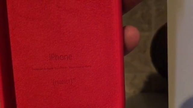 Iphone 6s Silicone Case Red (Unboxing)