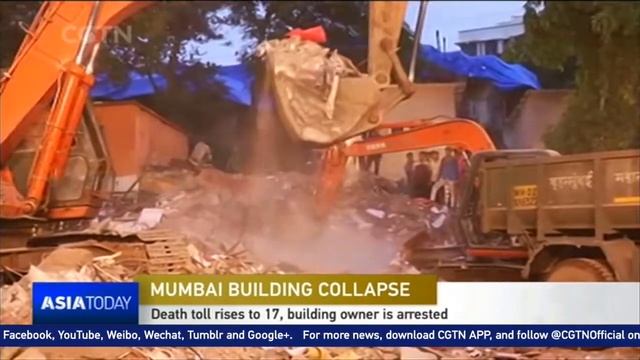 Death toll in Mumbai building collapse rises to 17