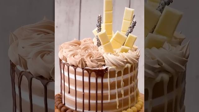 Украшение тортов сладостями (конфетами, печеньем, шоколадом) _ Cake decorating ideas