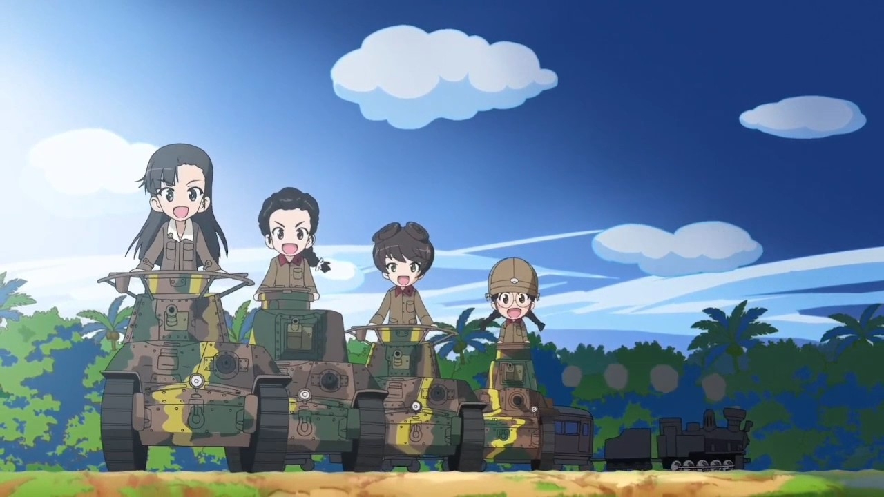 Girls und panzer. Final's endings ("Девушки и танки", все эндинги фильма "Финал")