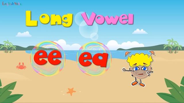 Long Vowel Letter e - ee/ea - English4abc - Phonics song