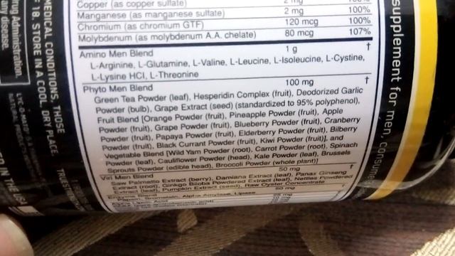 ON Opti-men vs Muscletech Multi Vitamin