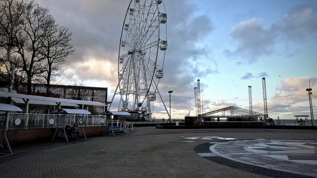 Город-курорт Зеленоградск, Калининградская область, зима