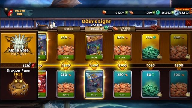 ACTIVATING ALPHA PASS PREMIUM (ODIN'S LIGHT) | DRAGONS: RISE OF BERK