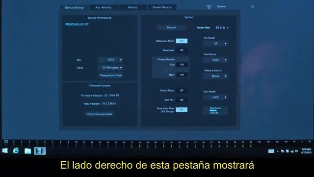 PreSonus UC Surface 1 3 Configuración básica - Subt en Español (p1)
