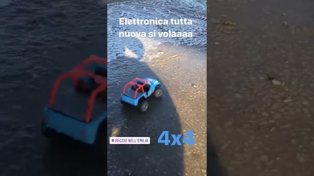 Rc bruder homemade 4x4 burnout on ice