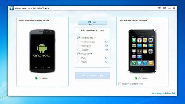 Transfer Files from Android to iOS/ Android/Symbian Easily