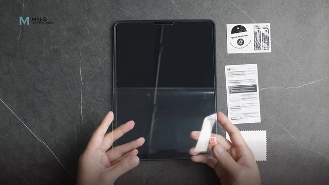 How to Install iPad Tempered Glass by MILS Technologies | Frame Type 01