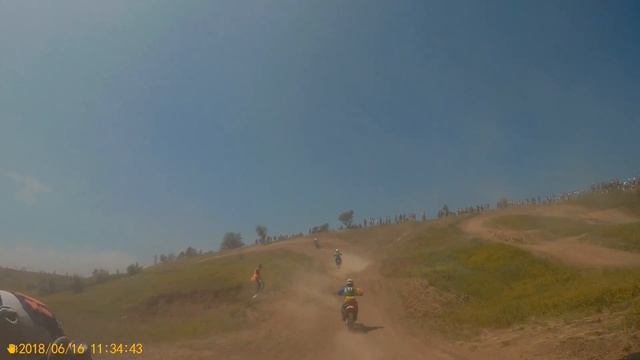 Мотокросс Славянск 16.06.2018 (новички заезд 1)