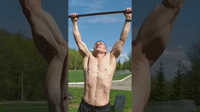 Подтягивания На Массу #спорт #тренимдома
