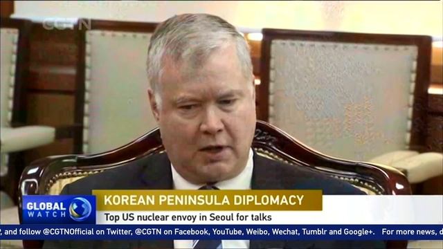 Top US nuclear envoy in Seoul for talks on denuclearization