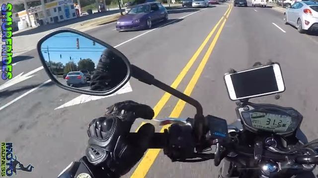 Stupid, Crazy & Angry People Vs Bikers - Bikers In Trouble!