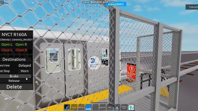 Roblox: Wolf's Transit Line R160A (A) Train Lincoln Park To Coney Island with real voice