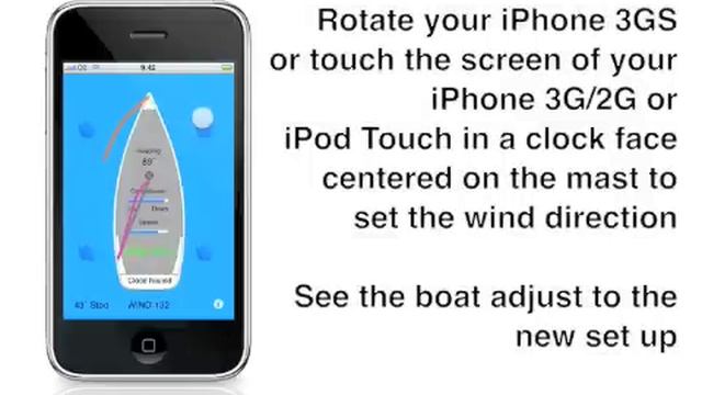 SailSim - worlds first dynamic sailing simulator for iPhone and iPod Touch