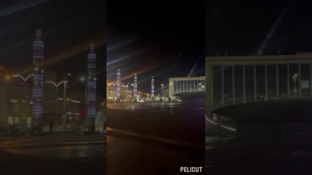 Ночной город Якутск