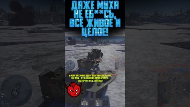 ДАЖЕ МУХА НЕ Е...СЬ, ВСЕ ЦЕЛОЕ! War Thunder и Бес #warthunder #вартандер #танки