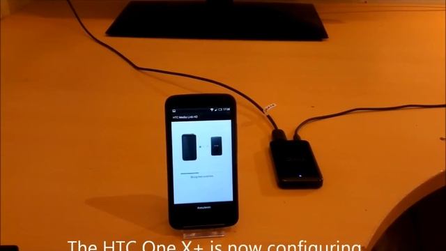 HTC One X+ plus connecting with HTC Media Link HD (and TV) in less than 2 minutes