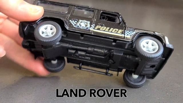 Sunny Vanya's toys review Land Rover police car [4K]