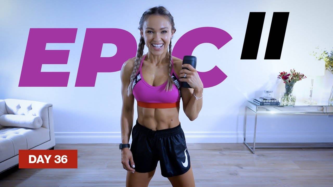 Caroline Girvan - THE DROP HIIT Cardio Full Body Workout | EPIC II - Day 36