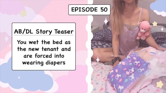 AB/DL Teaser Episode 50 - You wet the bed as the new tenant and are forced into wearing diapers