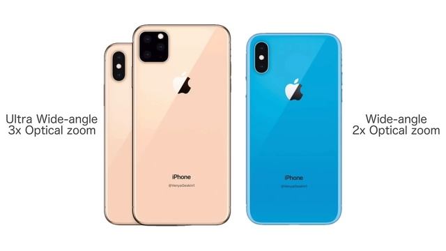 2019 Apple iPhones: iPhone XI Max, iPhone XI, iPhone XI R