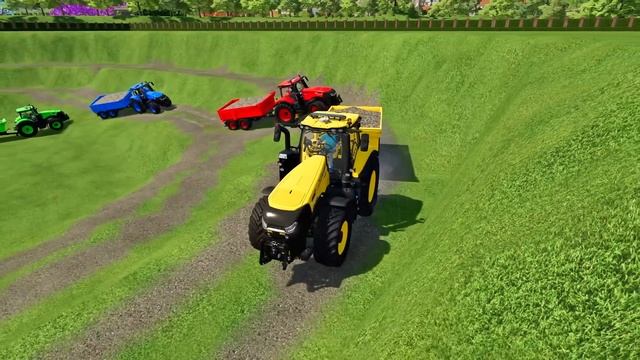 TRANSPORTING JEEP 4x4 MINI CARS WITH MAN TRUCK - Farming Simulator 22