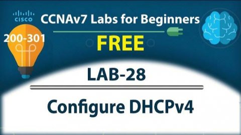 Configure DHCPv4 - Lab28 | Free CCNA 200-301 Lab Course