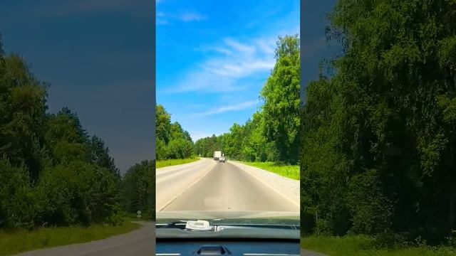 дорожные видео #roadmovie #дорога #automobile #tiktok #лето #nature #viralvideo