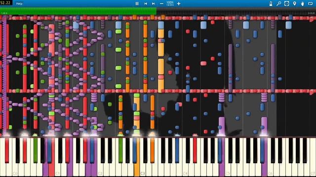 [BLACK MIDI] Synthesia Bad Apple!! 196K Notes by Black Midi72