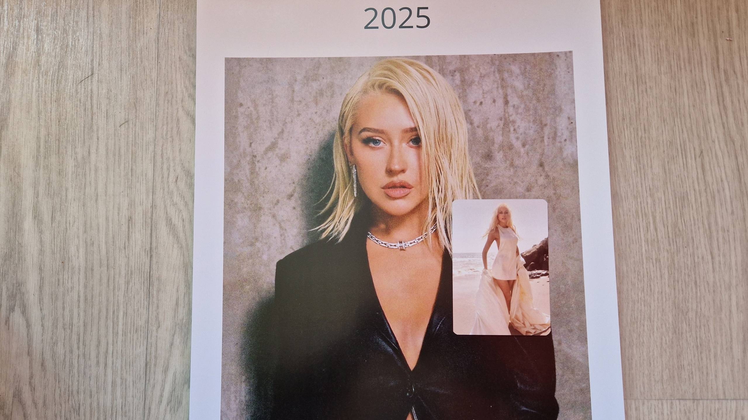 Календарь с Christina Aguilera на 2025 год