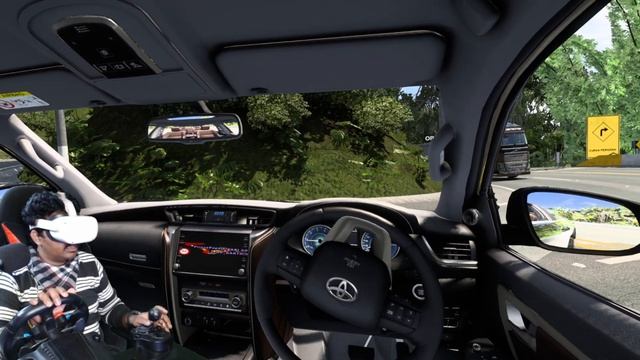 Next Level with VR |Toyota Fortuner Driving with Logitech g29 Steering | ETS2