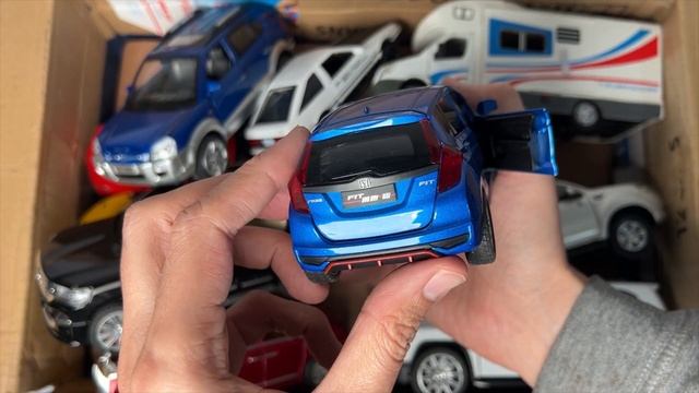 BOX FULL OF Diecast Cars - Toyota Corolla, Yaris, Nissan Patrol, Mercedes Benz, Rolls Royce, Tesla