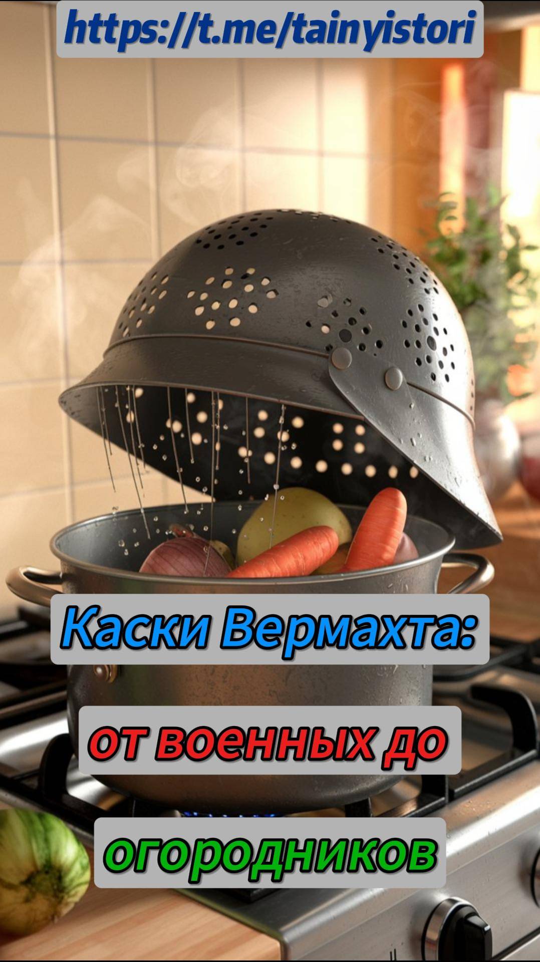 Каски Вермахта от военных до огородников