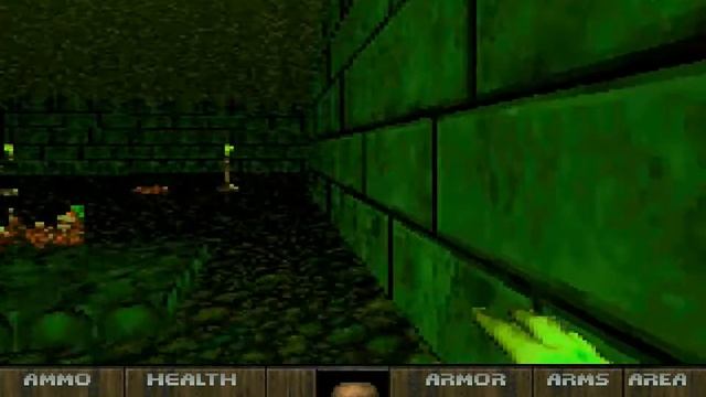 Doom Atari Jaguar Backport (Calico 2.0) - Map 13, 14 - UV Playthrough